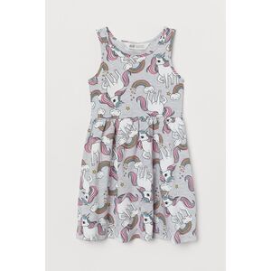 H&M Kids Toddler Girls 4/5 Unicorn Print Tank Knit Dress BUY 2 GET 1 FREE jug